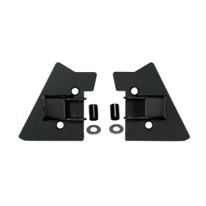 Jeep Wrangler Mirror Relocation Bracket - Rugged Ridge - Black - `97-`02